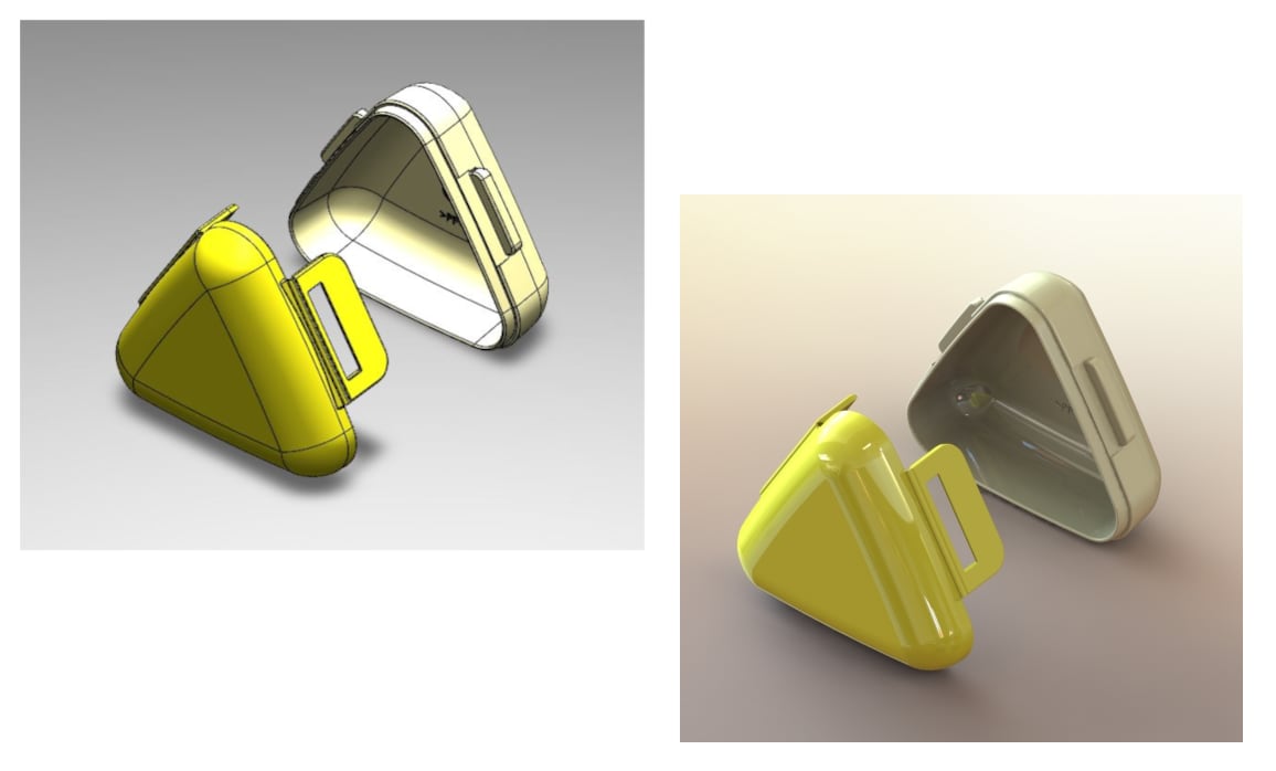 アイディアを3D CADデータ・図面に致します 簡単な図と打ち合わせを基に製品化できる3Dデータを作成します イメージ2