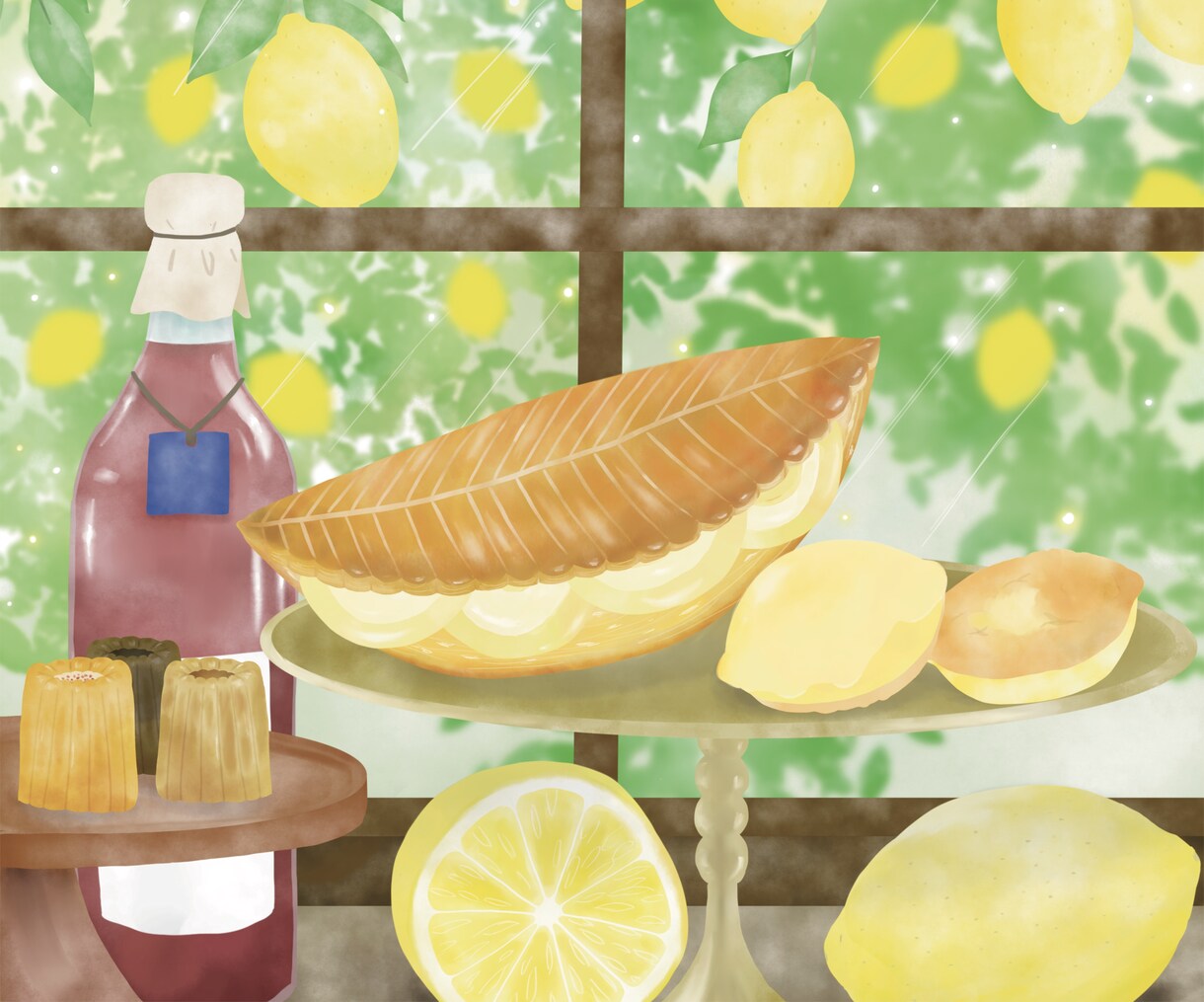 お店や商品の魅力をupさせるイラスト描きます 優しくナチュラルな水彩風イラスト イメージ6