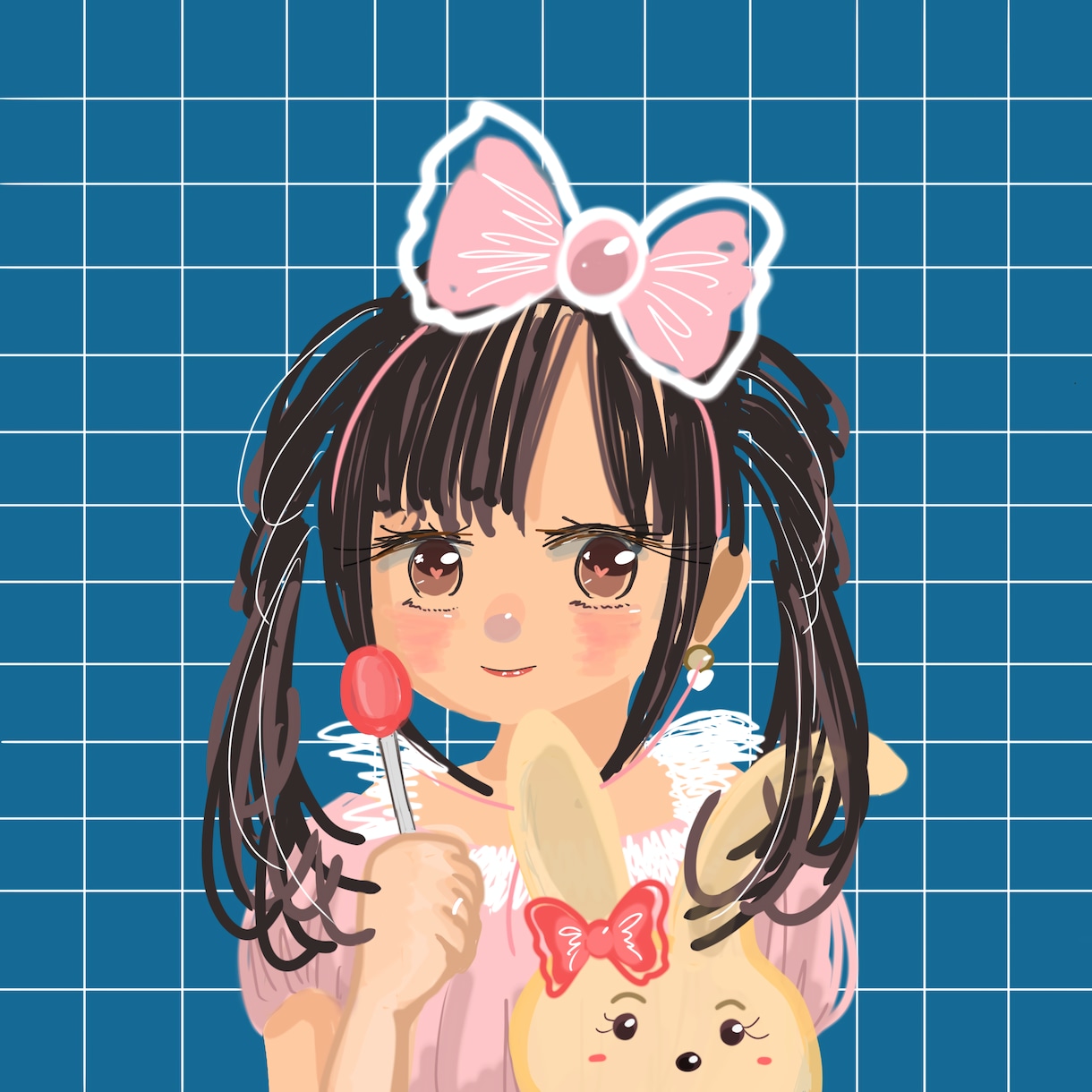 オリジナルの可愛い女の子イラストを描きます SNSアイコンや商用利用にご利用いただけます イメージ1
