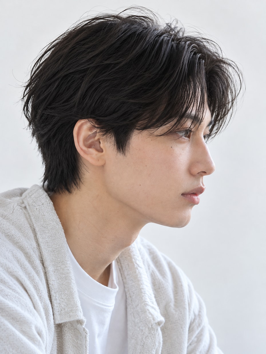 メンズ美容系AI人物素材15枚を販売します 男性5人×各3カット。完成済みの文字なしPNG素材 イメージ10