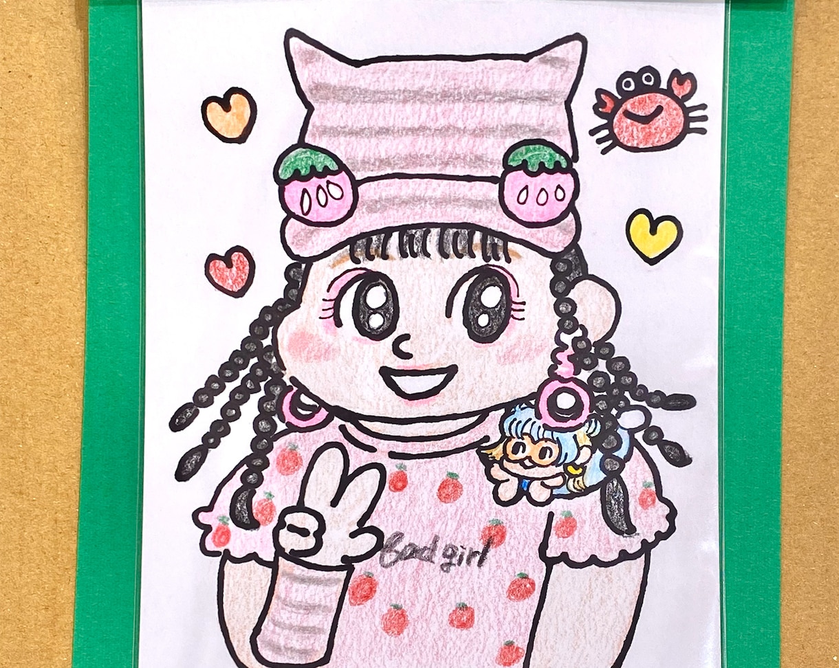 即日対応！色鉛筆で似顔絵をお描きします 唯一無二のあなたのイラストをお手元に☆ イメージ3