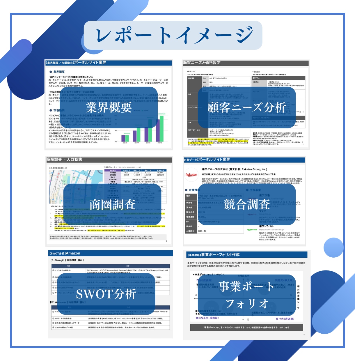 業界情報・企業データ収集しレポート作成します 現役マーケッターが業界・企業・サービスの分析レポートをご提案 イメージ5