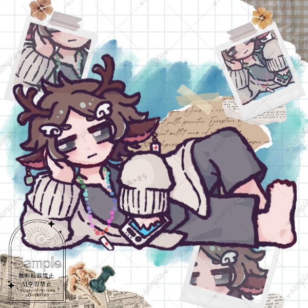 商用利用込2000円～デフォルトイラスト制作します 2000円から依頼OK!男女からケモまで幅広く制作可能 イメージ3