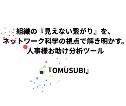 ネットワーク分析で組織の相関図を可視化します 独自のアルゴリズムで組織の「つながり」をグラフ化します イメージ1