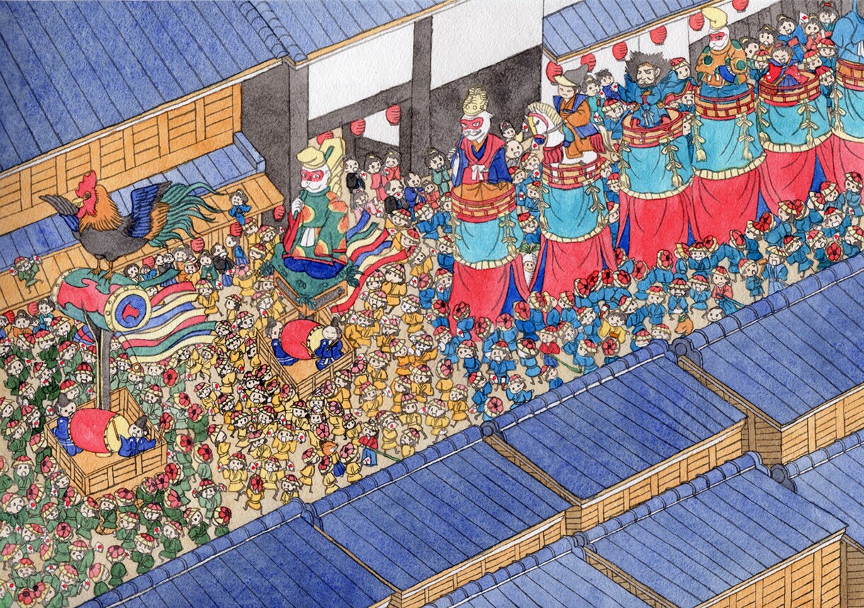 江戸時代のイラスト描きます かわいい！たのしい！おもしろい！お江戸の人達！ イメージ4