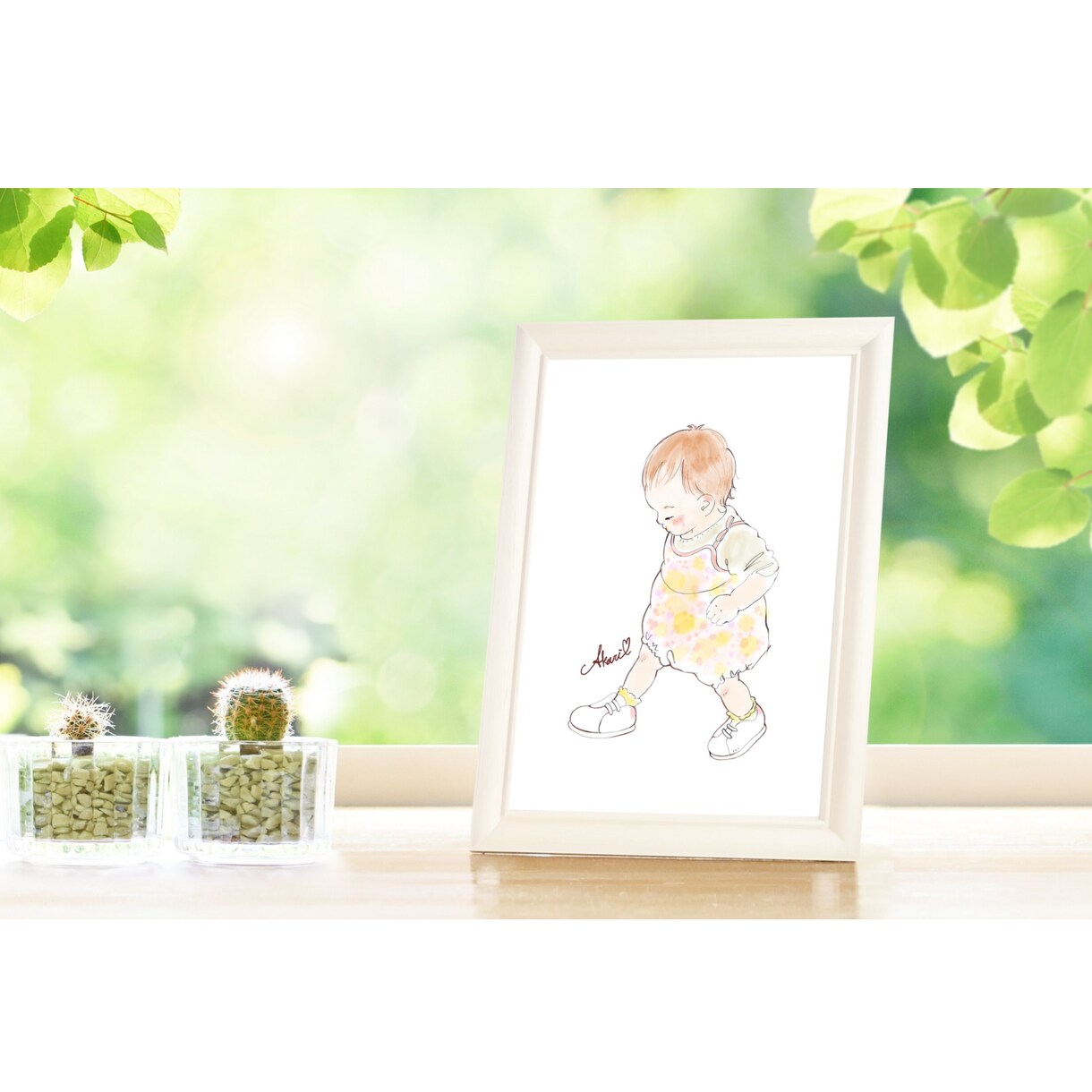 子供さんを可愛くキャラクター化して似顔絵描きます オシャレ！可愛い！お子さんの似顔絵をイラストで残します！ イメージ3