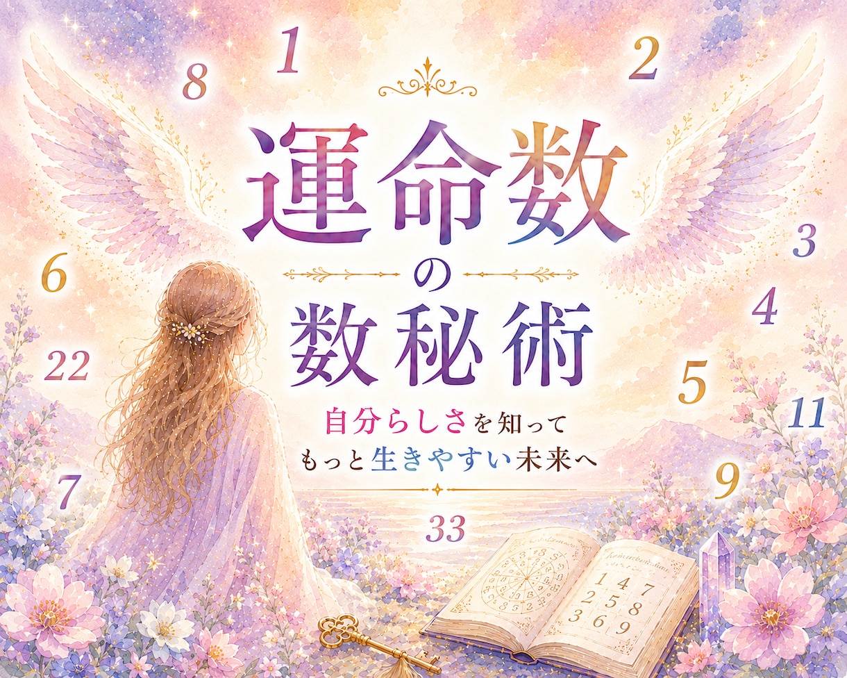 あなたの強み・才能✨自分らしく生きるヒント届けます 限定1名︙人生のテーマ︙運命数・数秘術┊ラッキーカラー イメージ1