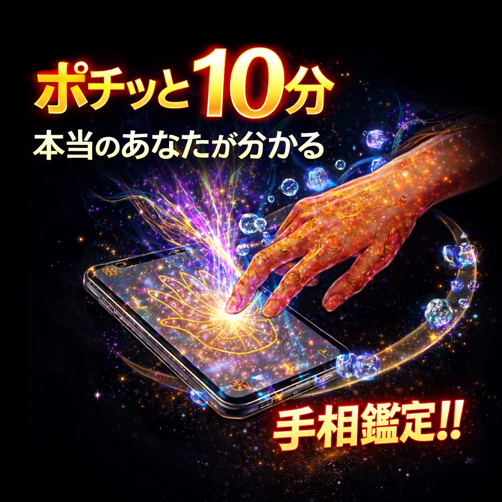ポチッと10分本当のあなたを知る手相鑑定します あなたの本質と魅力を読み解きます イメージ1