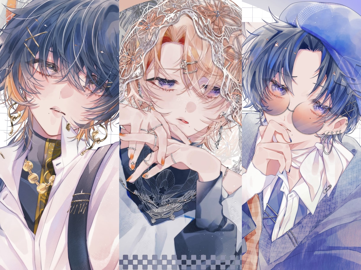 顔回りの描き込みが多い透明感のあるイラスト描きます SNSでの実績200件以上！お見積だけでも⭕ イメージ1