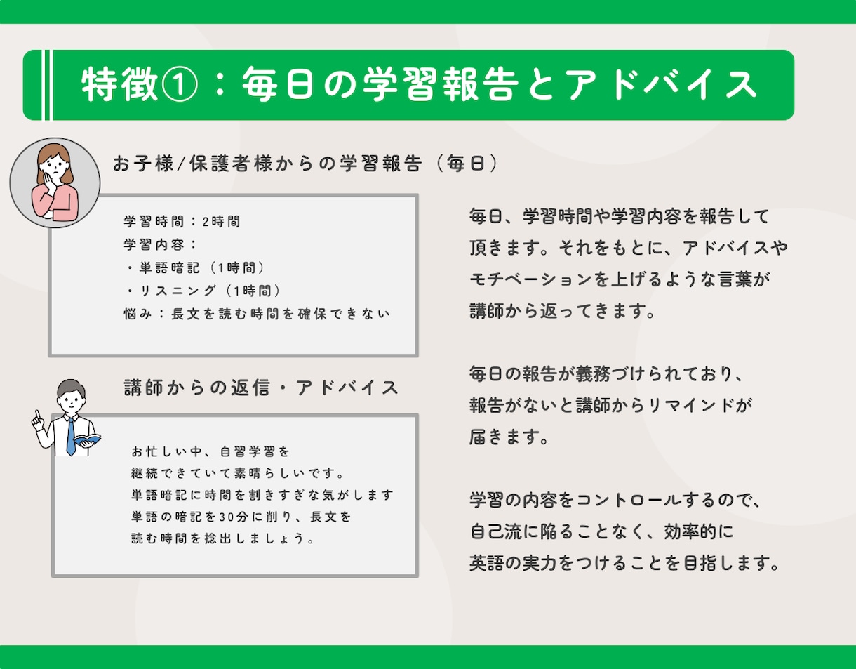 高校生｜英語の1ヶ月コーチングをします 大学受験／模試対策／定期テスト対策／中学英語の復習 イメージ4