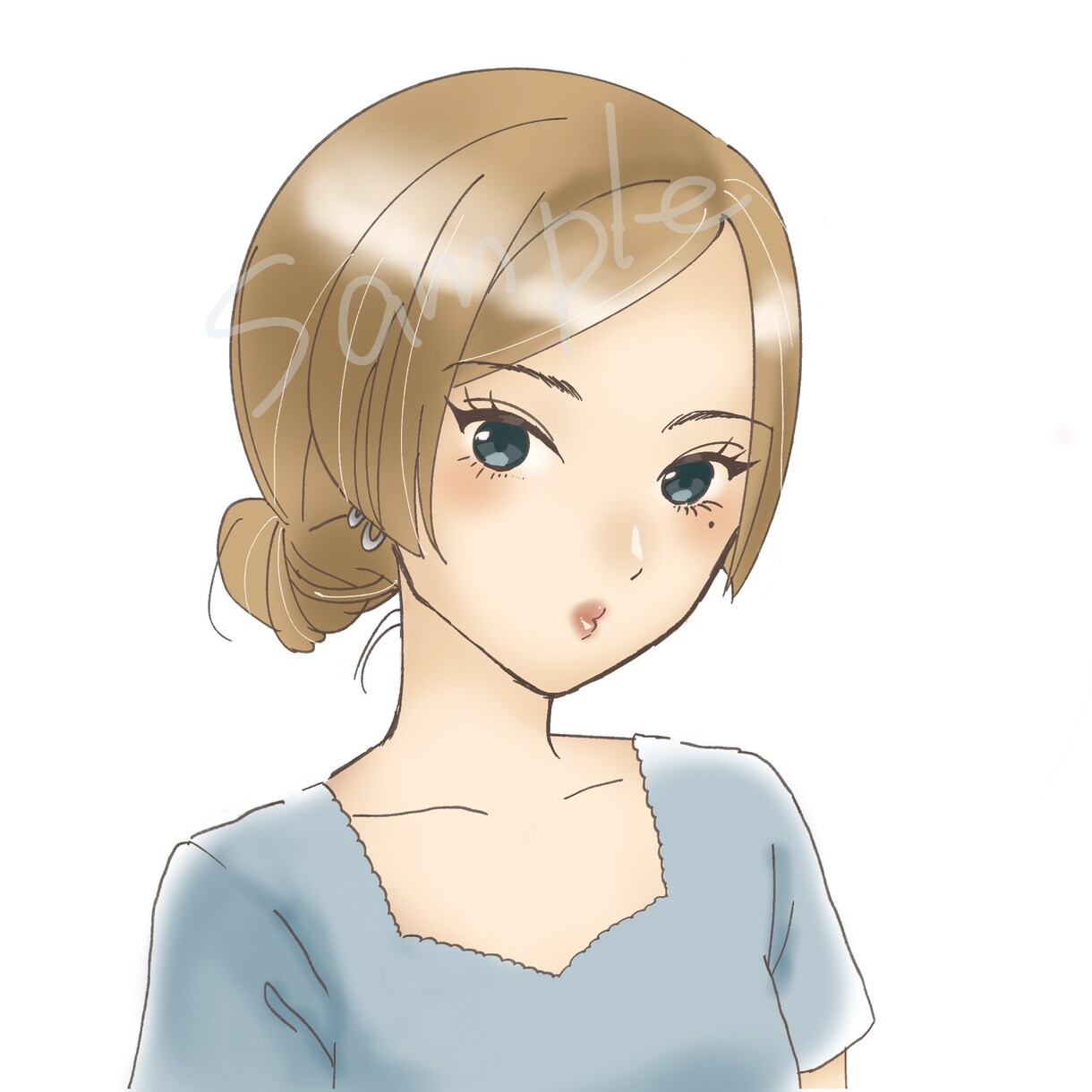 ゆるふわナチュラルなSNSアイコンお描きします 手描き感のある、やさしい雰囲気のイラスト イメージ4