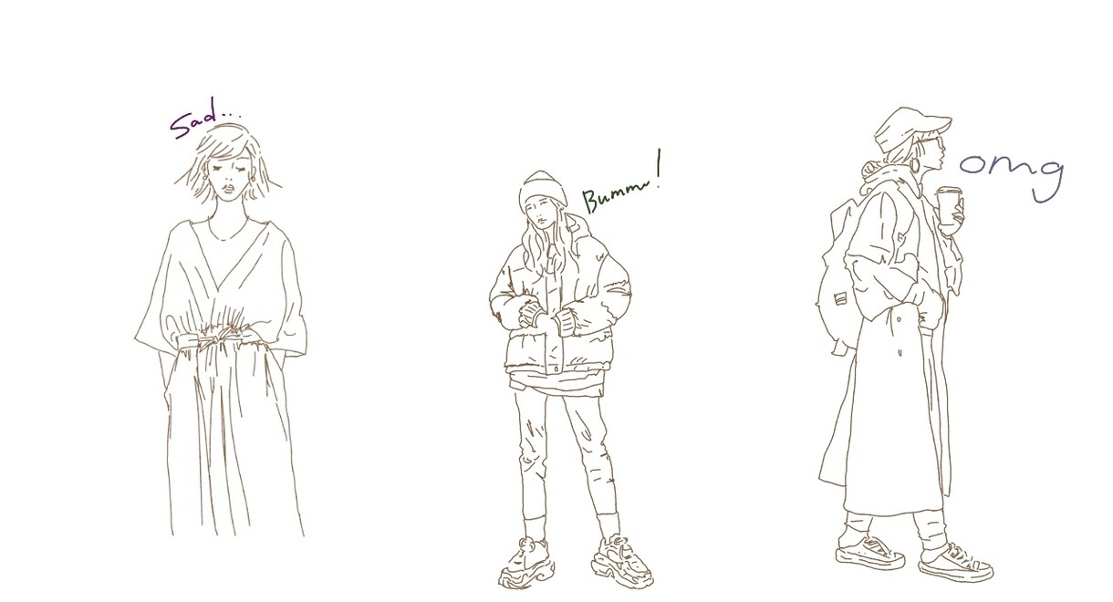 線画　イラスト　描きます お洒落でシンプルなイラストが必要な方 イメージ4