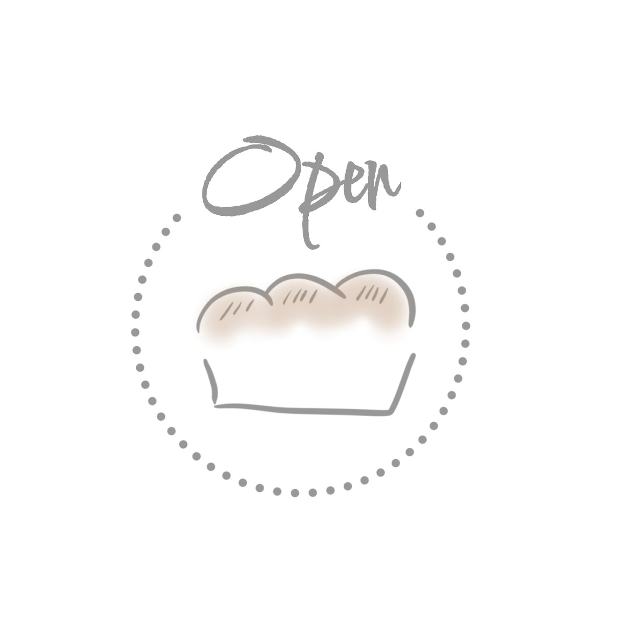 ロゴ制作承ります シンプルでやさしい雰囲氣のロゴを！ イメージ1