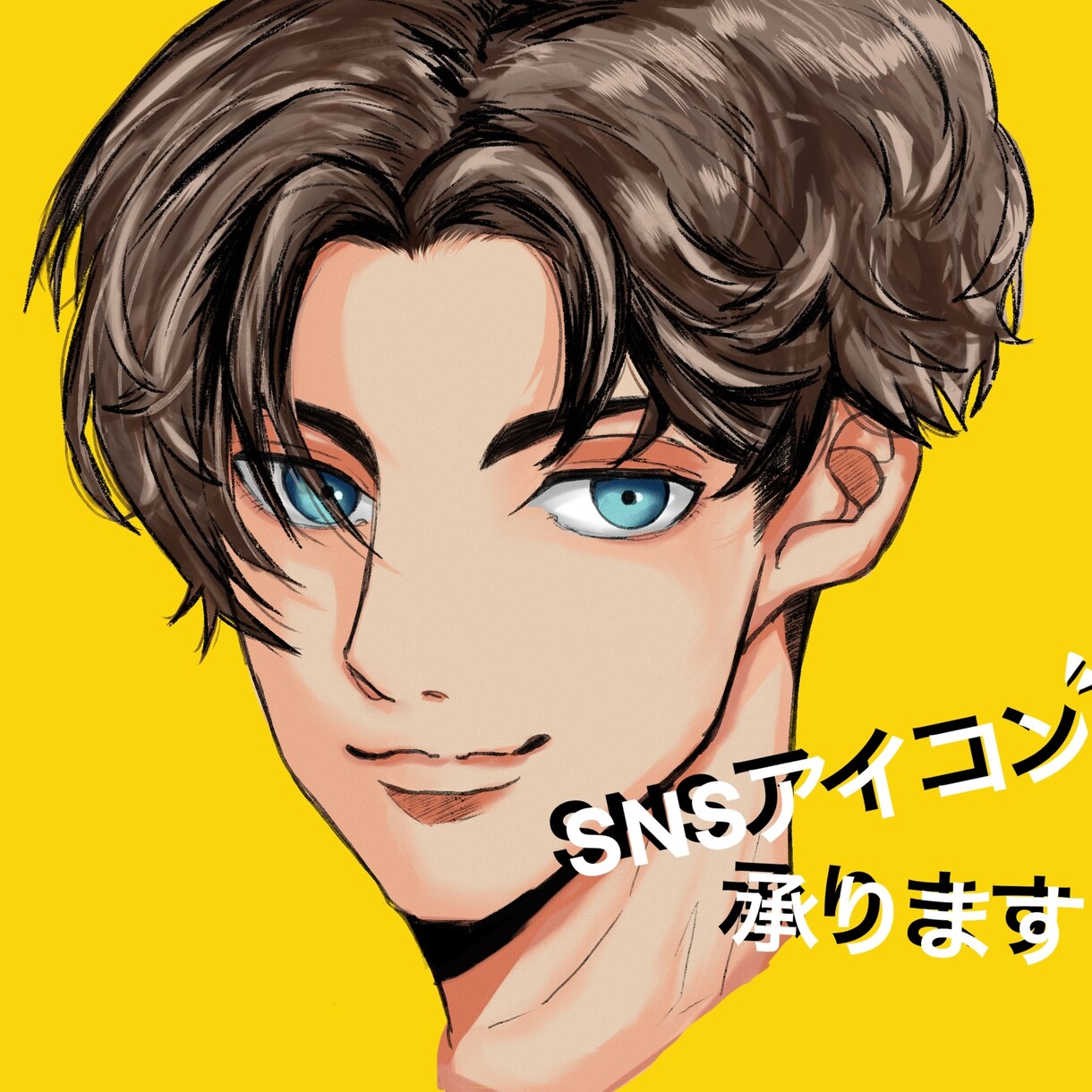 魅力的で格好いい男性イラストお描きします 幅広い年代のキャラや似顔絵も承ります！ イメージ3