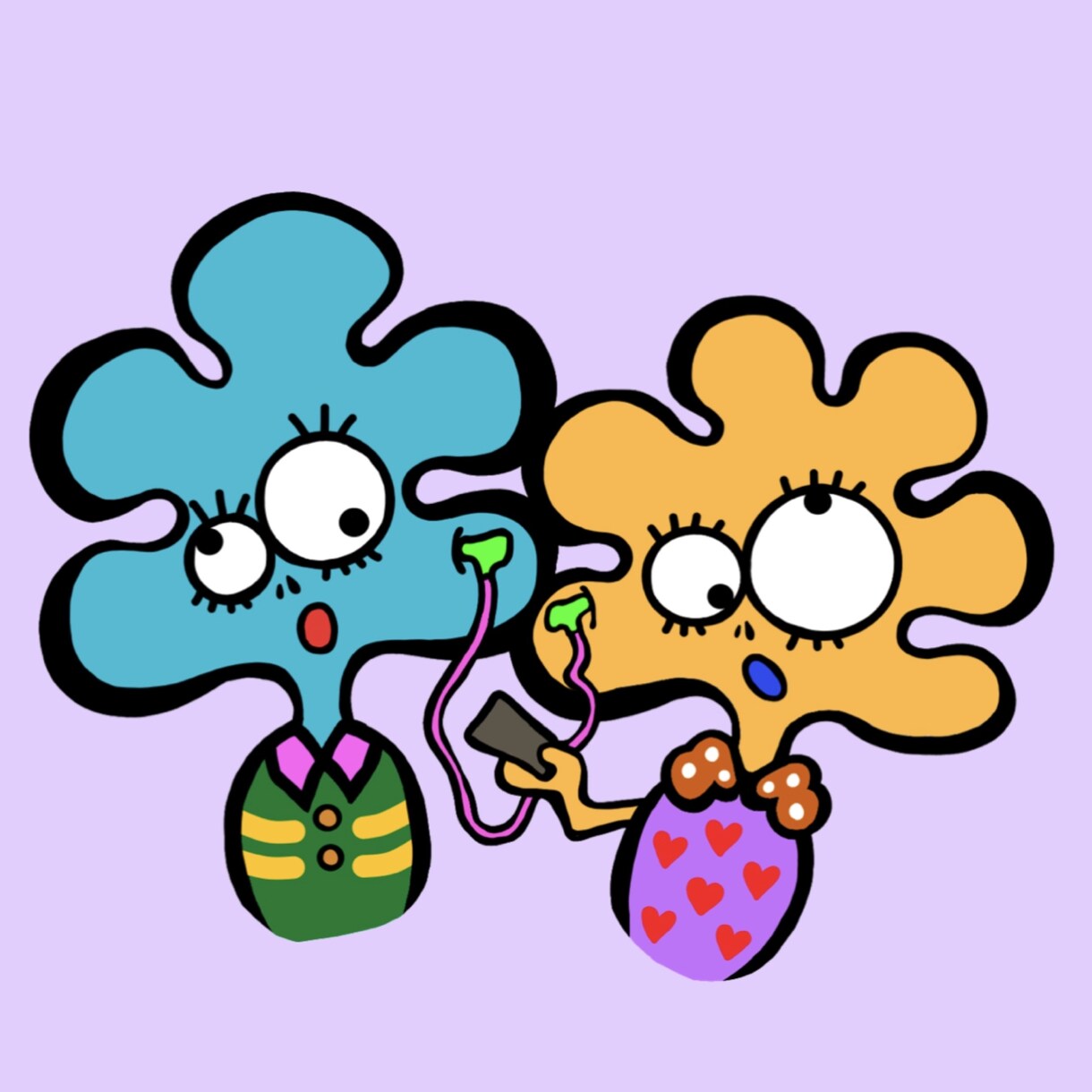 世界で1つ。ポップで明るいデザイン描きます 見ているだけでハッピーに、想いのこもったデザインを制作！ イメージ1