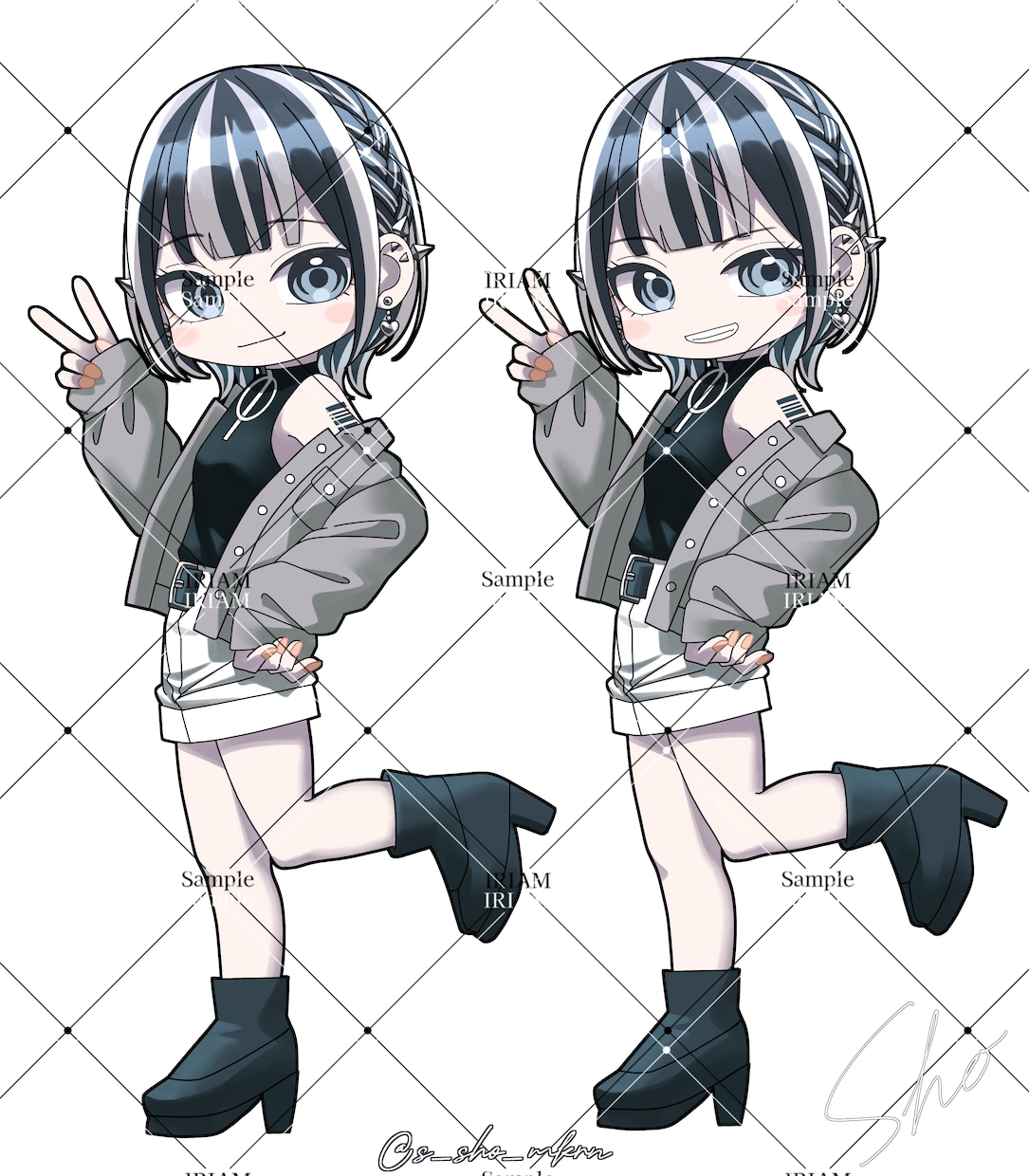 IRIAM用立ち絵の魂探してます 立ち絵と1枚絵とミニキャラの全部盛りセット‼︎ イメージ3