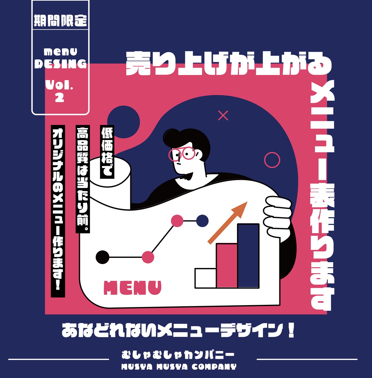 売り上げが上がる!?メニュー表作ります 印象に残るメニュー表は購買意欲が上がります！ イメージ1