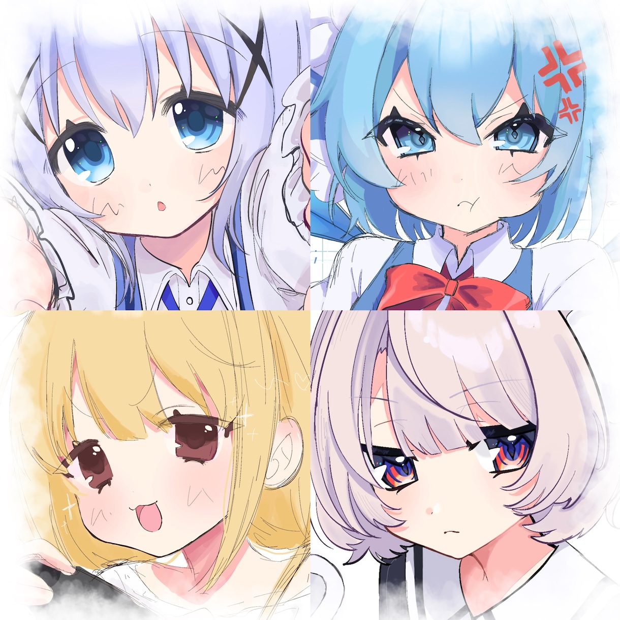 アイコンや1枚イラスト描きます でSNS等に使うアイコンや壁紙向けの1枚絵を描かせて頂きます イメージ1