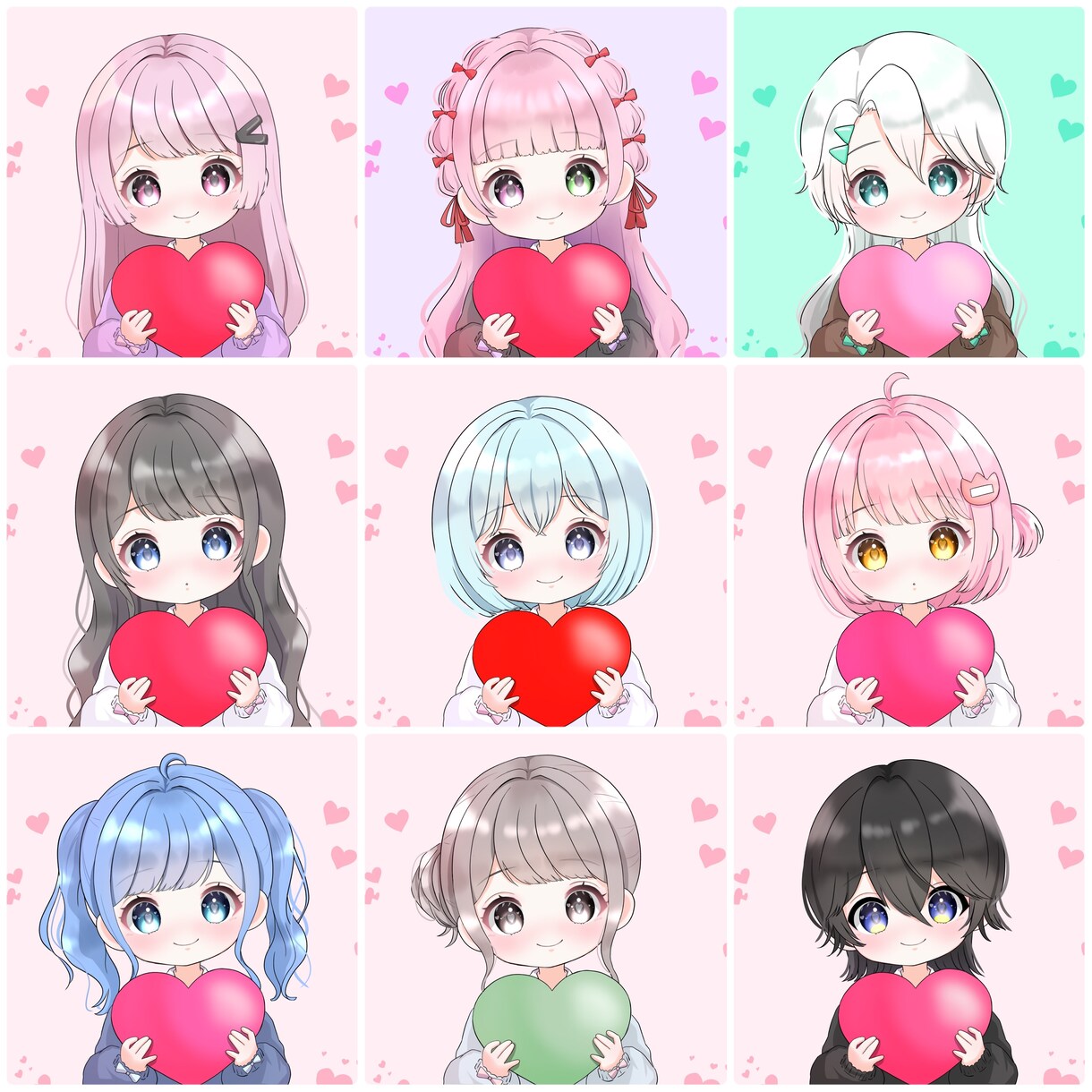セミオーダー！「ゆるかわアイコン」をお描きします セミオーダーでお安いけど自分だけのアイコンが手に入ります！ イメージ2