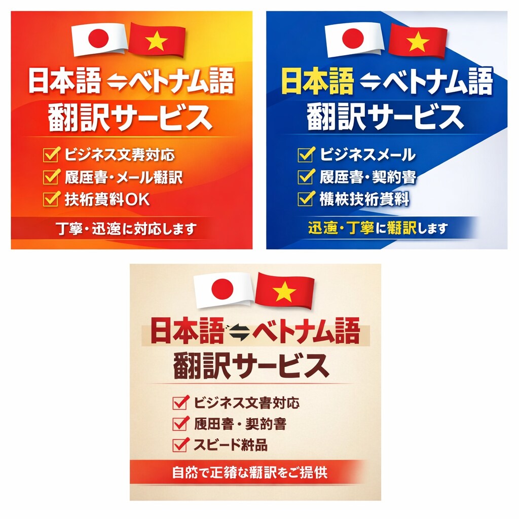 日本語⇄ベトナム語翻訳します 丁寧で自然な日本語ベトナム語翻訳 イメージ1