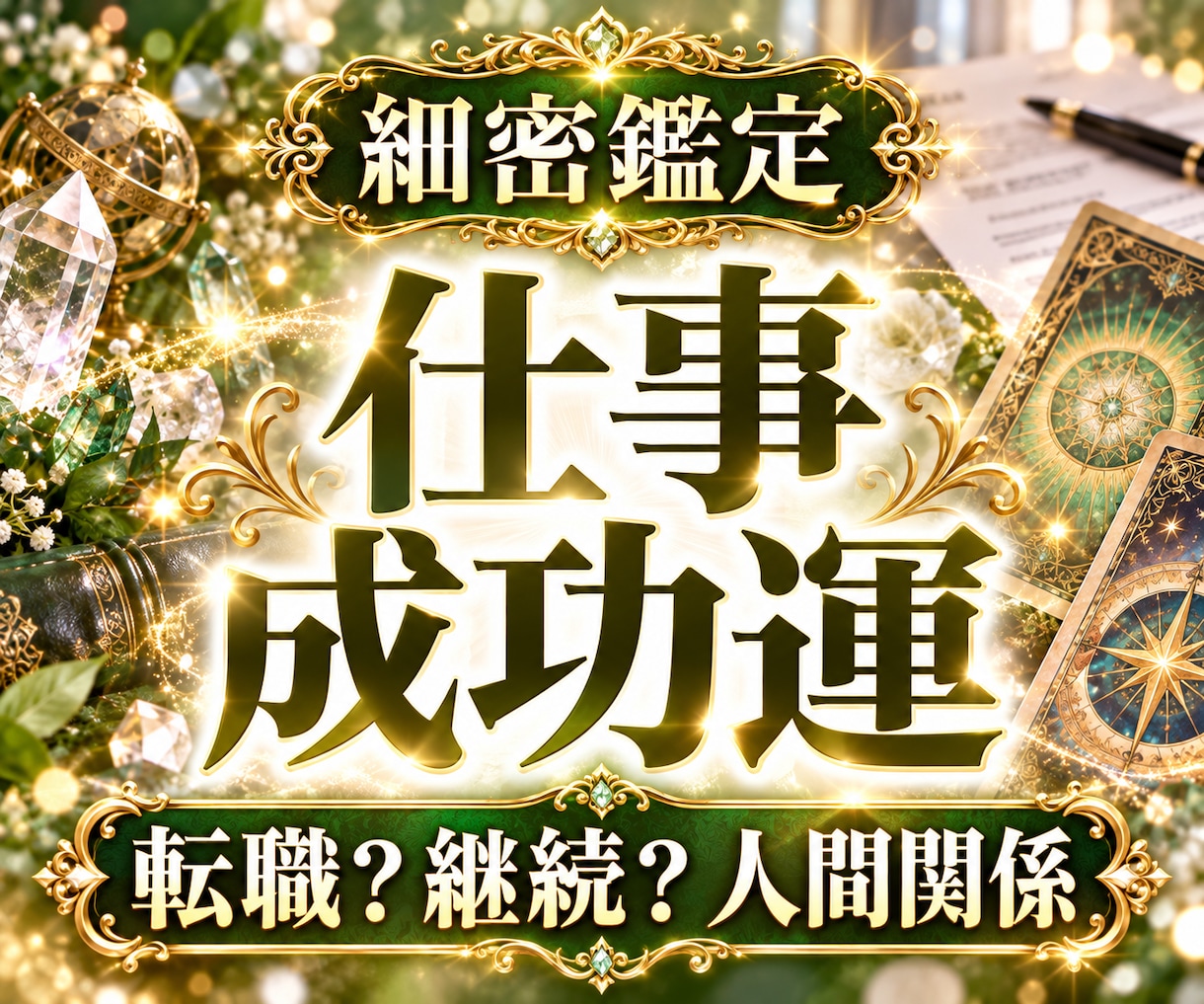 転職すべき？今の仕事を続けるべきか霊感で占います 職場の人間関係・適職・応募先の良し悪しも丁寧に読み解きます イメージ1