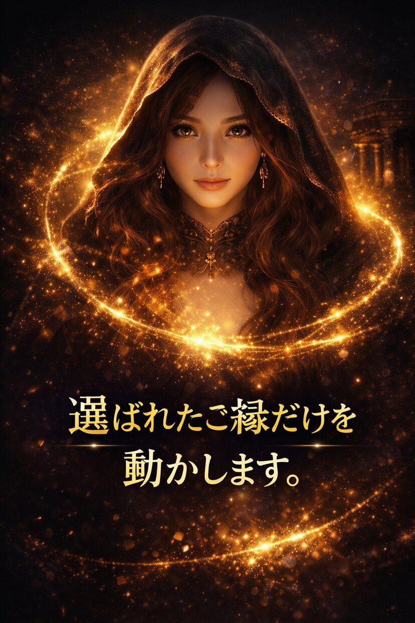 本気の方限定。魂の縁を根本から整えます “関係のレール”を整え、運命を動かす最終調整を行います。 イメージ3