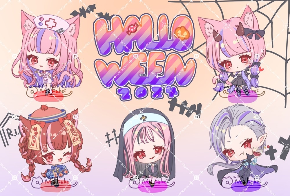 ちびキャラ／SD／ミニキャラお描きします アクスタ、アクキー、アイコンなどに！ イメージ3