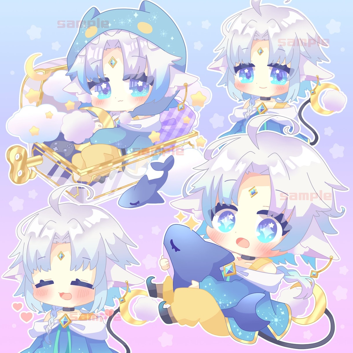 商用利用可★デフォルメイラストお描かきします 商用利用可能！デフォルメ、ちびキャラ イメージ5
