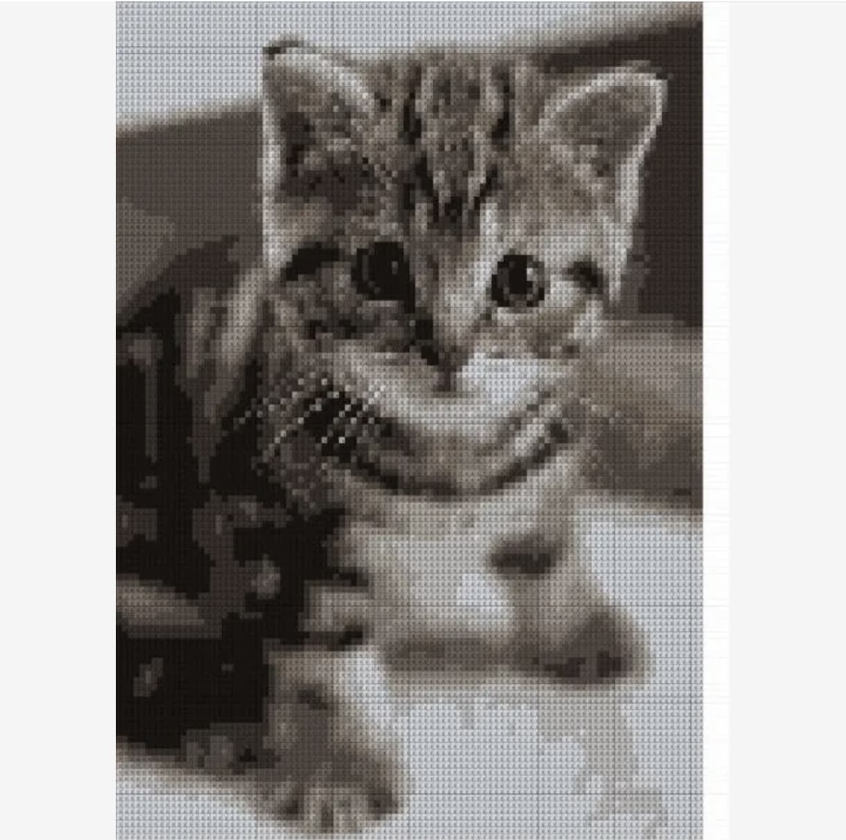 クロスステッチ図案、オーダーメイドで作成します ご自身で撮られた写真、描いたイラスト等から図案を作成します♪ イメージ3