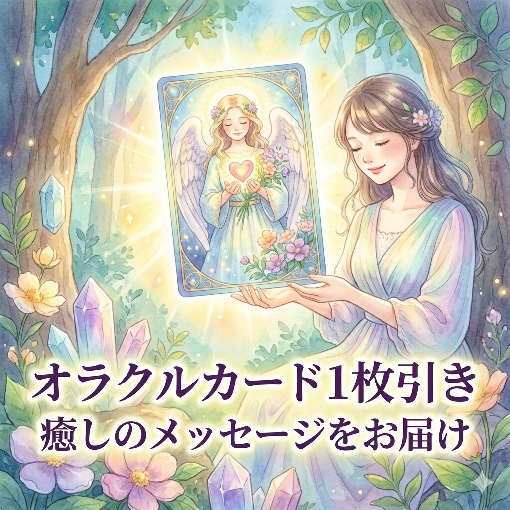 お試しワンコイン★オラクルカードで背中を押します チャネリング＋カードからのメッセージをお届けします イメージ1