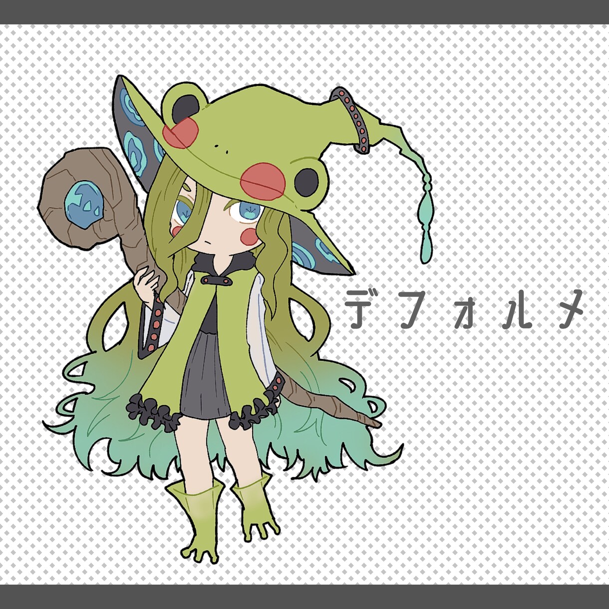 キャラクターSDを作成します 2.5頭身のシンプルで可愛らしいデフォルメ化 イメージ1
