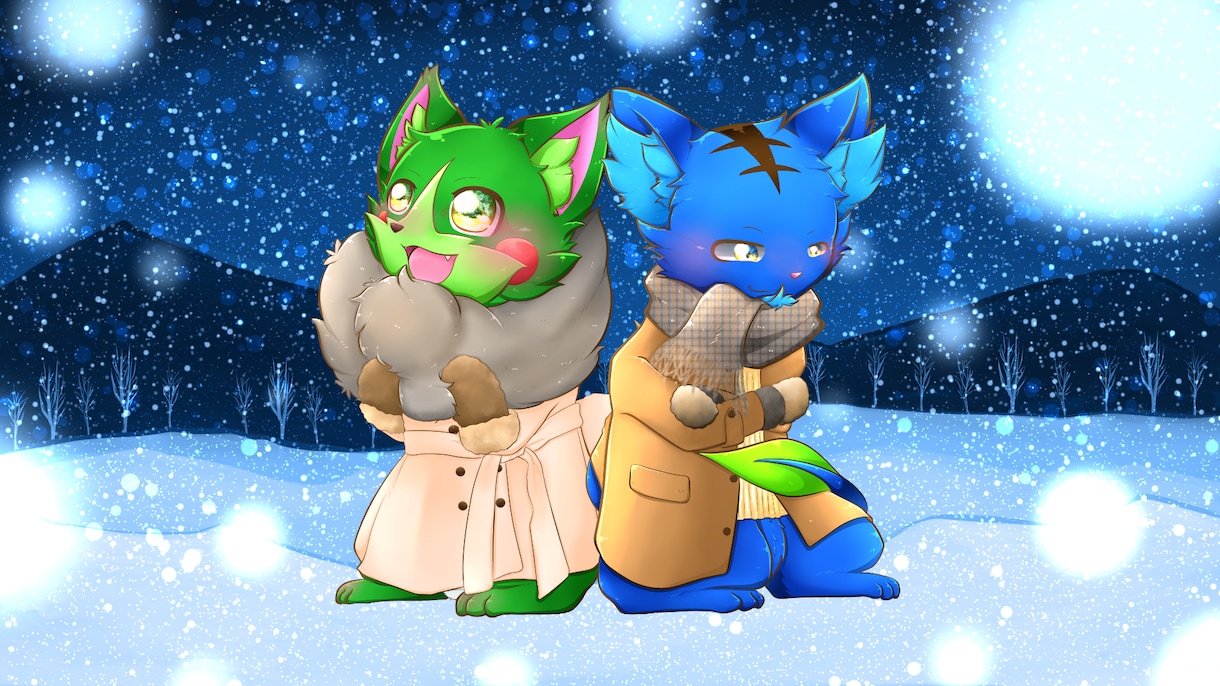 ケモノキャラクターのイラスト作成します ケモノ系のイラストを立ち絵から１枚絵まで！！ イメージ7