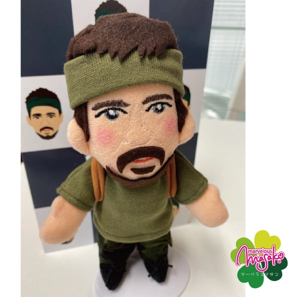 似顔絵マスコット20㎝（衣装オーダー ）制作します 推しを約20㎝のサイズで立体的に楽しむアイテムです イメージ7
