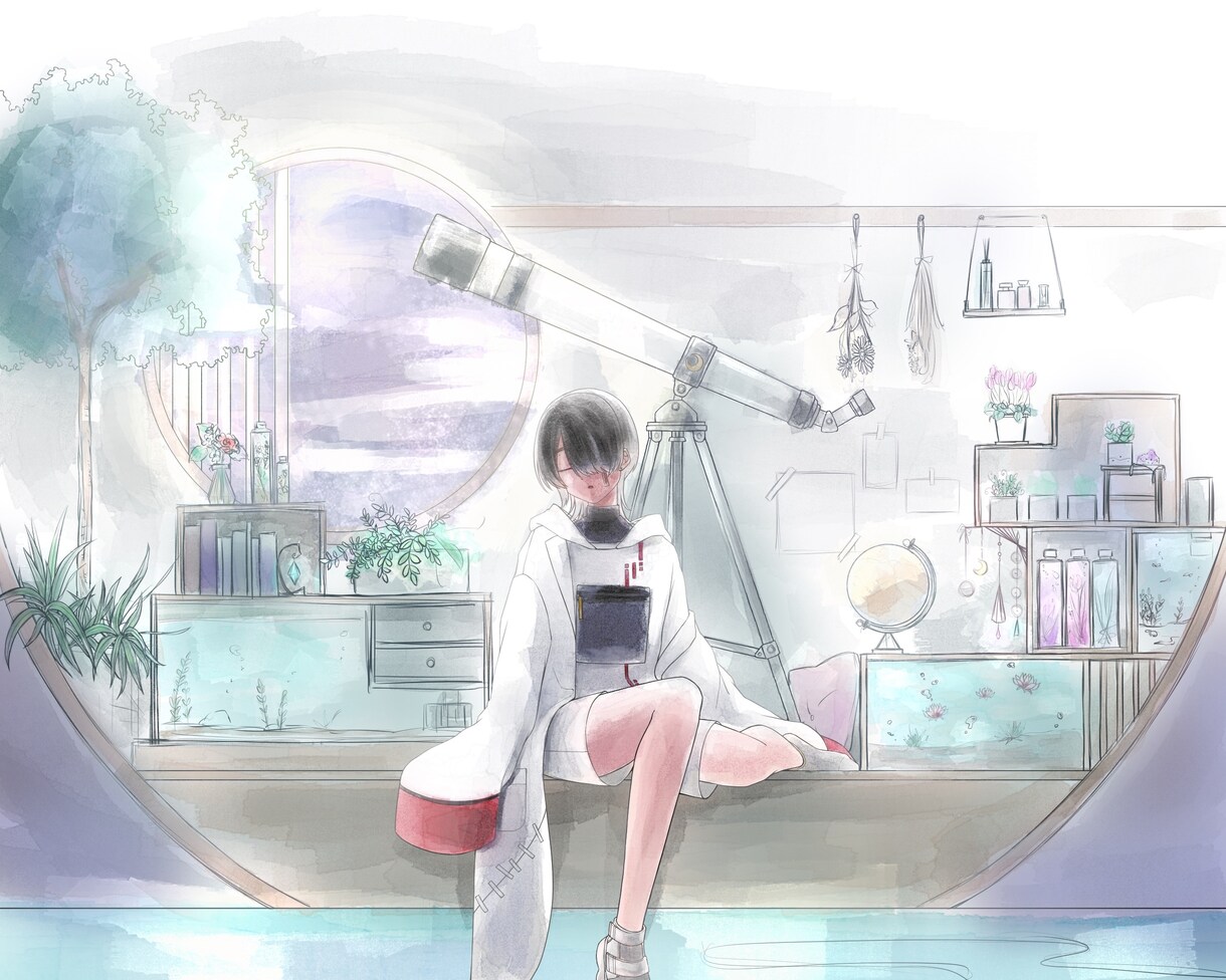 個性を引き出す魅力的な一枚絵を制作します 好きをたくさん詰め込んだ特別な一枚に！ イメージ1