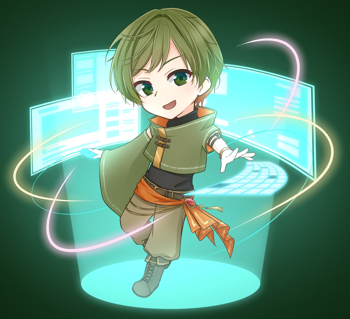 限定５件先着セール ◆ ミニキャラを作成します そのキャラクターらしい、サムネに使いやすいイラストを イメージ1
