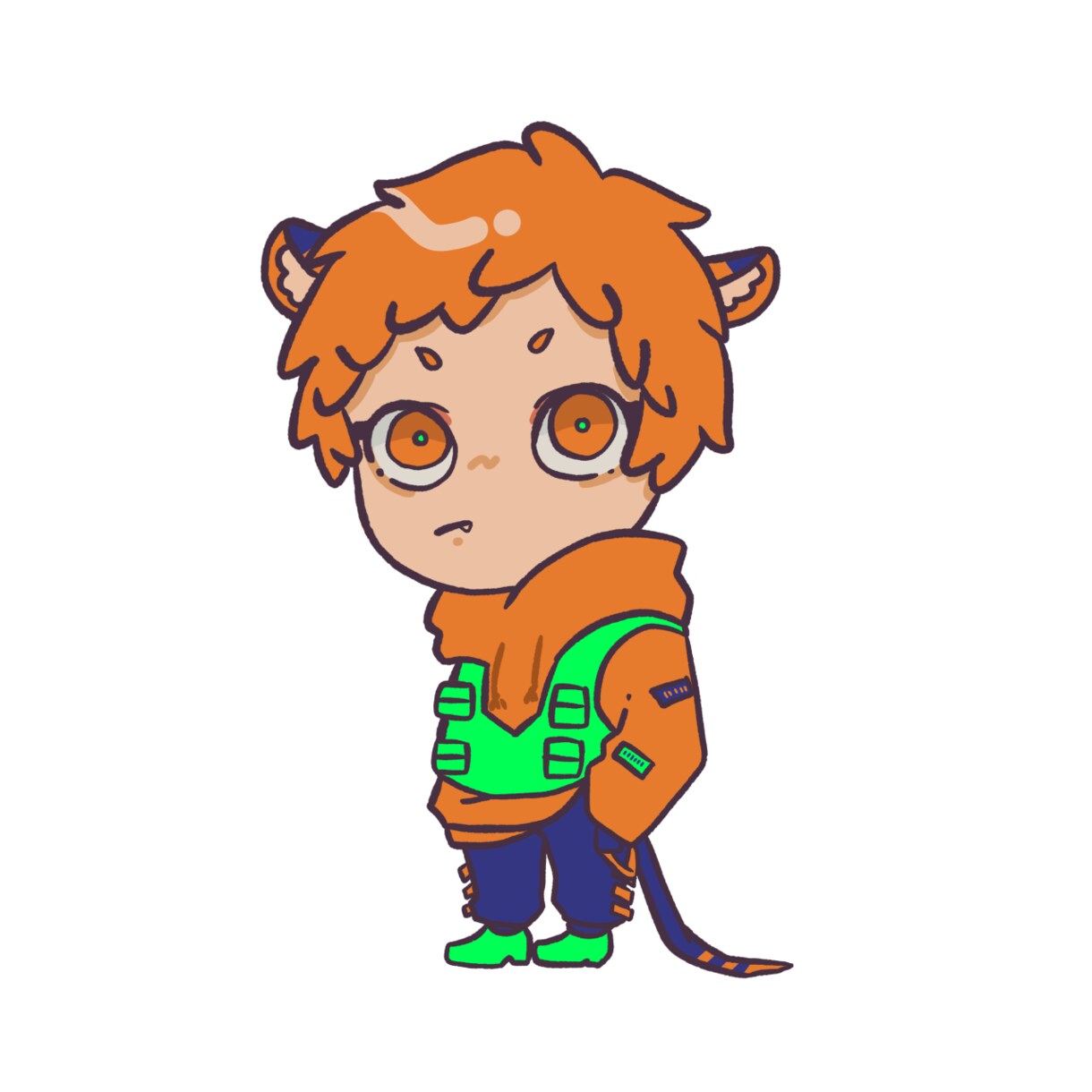 ミニキャラのイラスト描きます ミニキャラの立ち絵、アイコンなどを作成します イメージ2