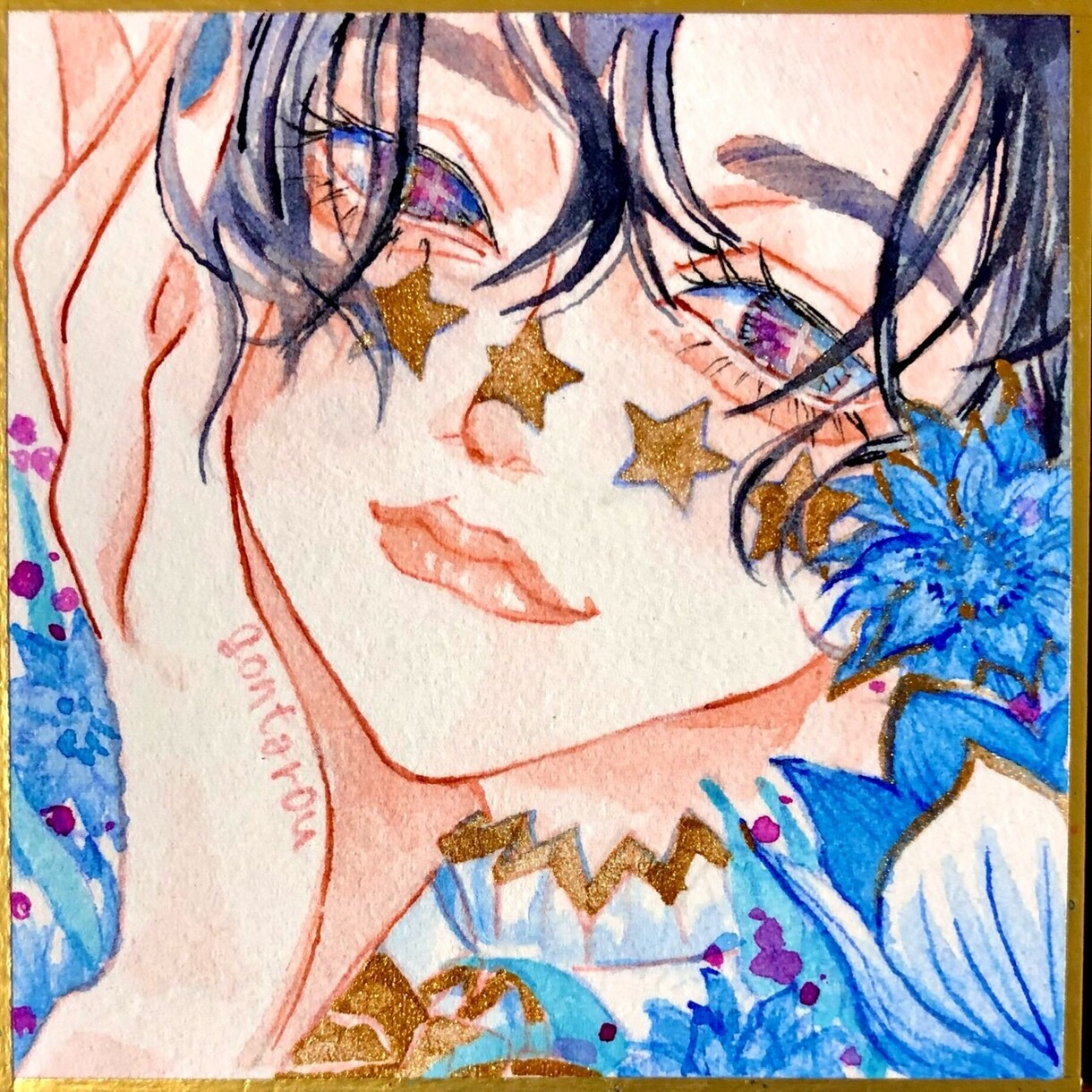 アナログでイラストアイコン作ります 水彩で描く、オリジナルアイコン作りませんか？ イメージ3