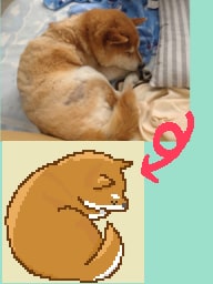 可愛いペットのドット絵お描きます 簡単なアニメーションもお付けできますよ♪ イメージ2