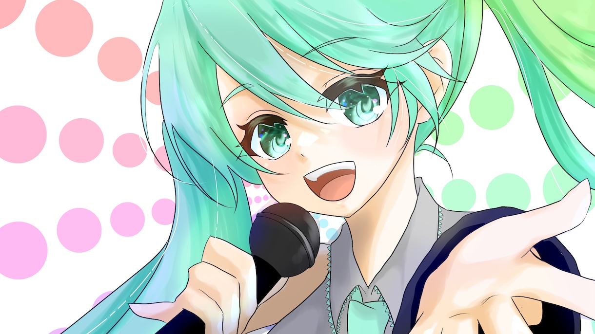 サムネやMVに！1枚絵描きます 可愛い女の子が得意です(*'ω'*) イメージ3
