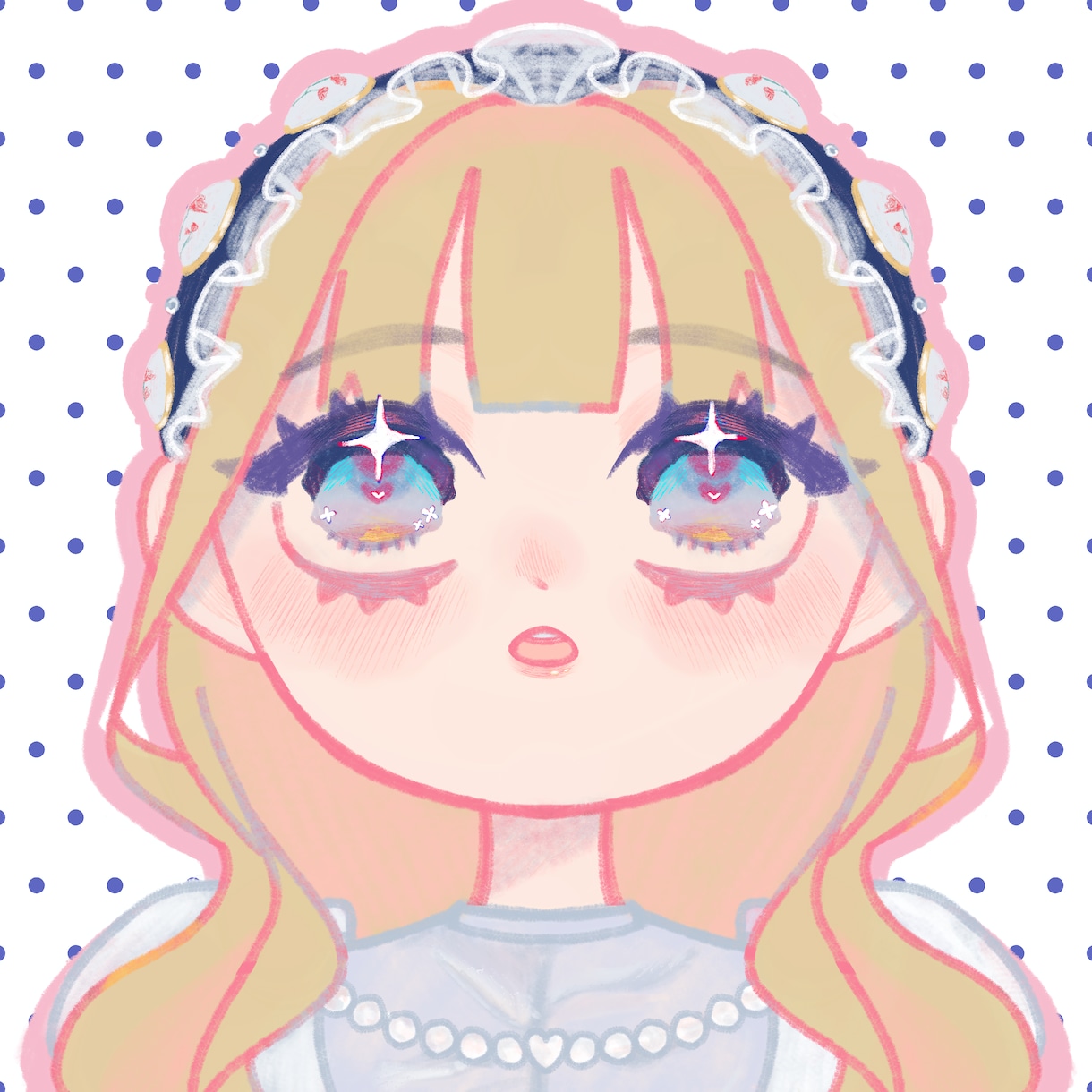 柔らかいえんぴつタッチ風の可愛いイラストを提供ます これから活動を始める方のお手伝いを！配信、活動アイコンok イメージ1