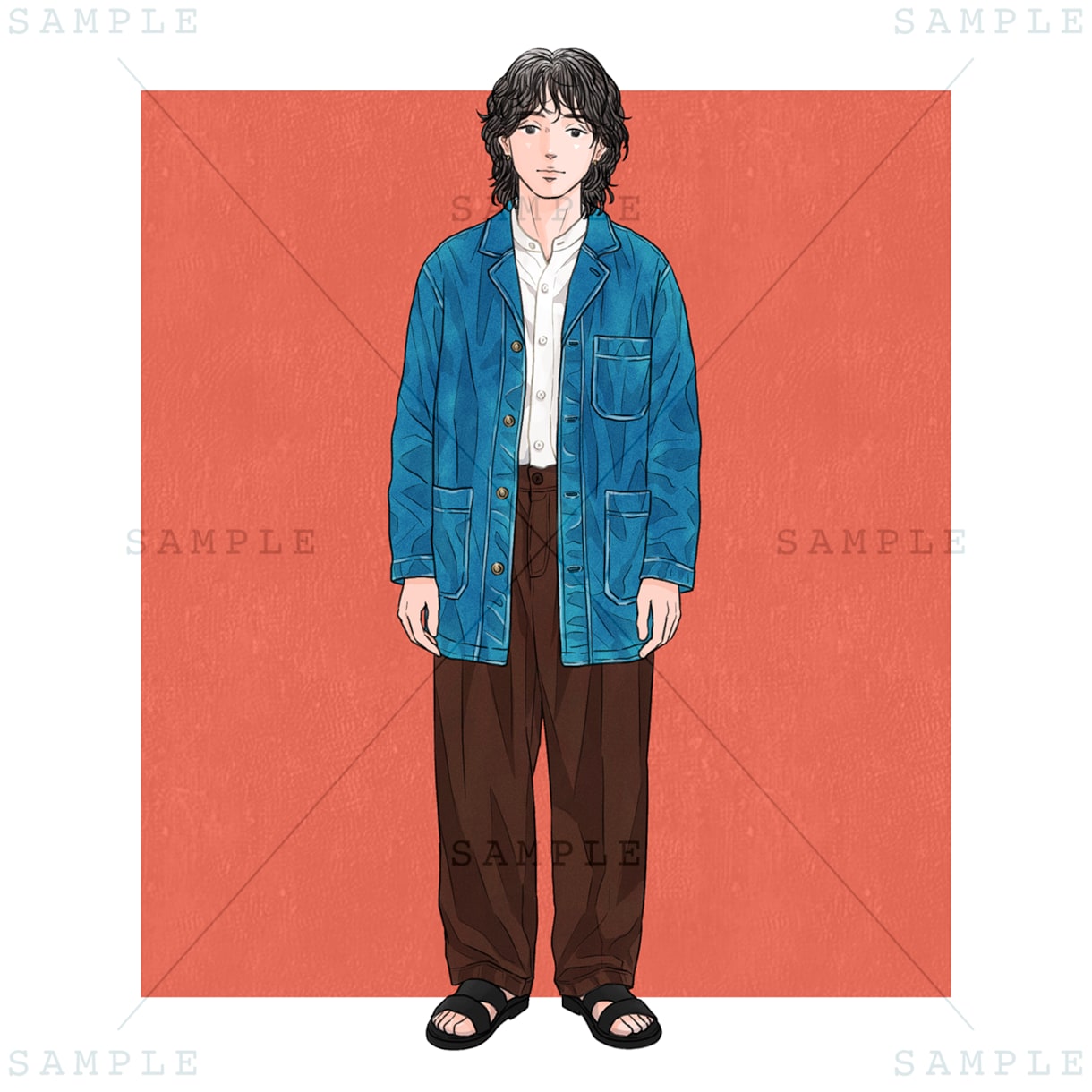 リアル×ナチュラル質感の立ち絵を描きます ゲーム・配信・小説挿絵用等お気軽にご相談ください＾＾ イメージ6