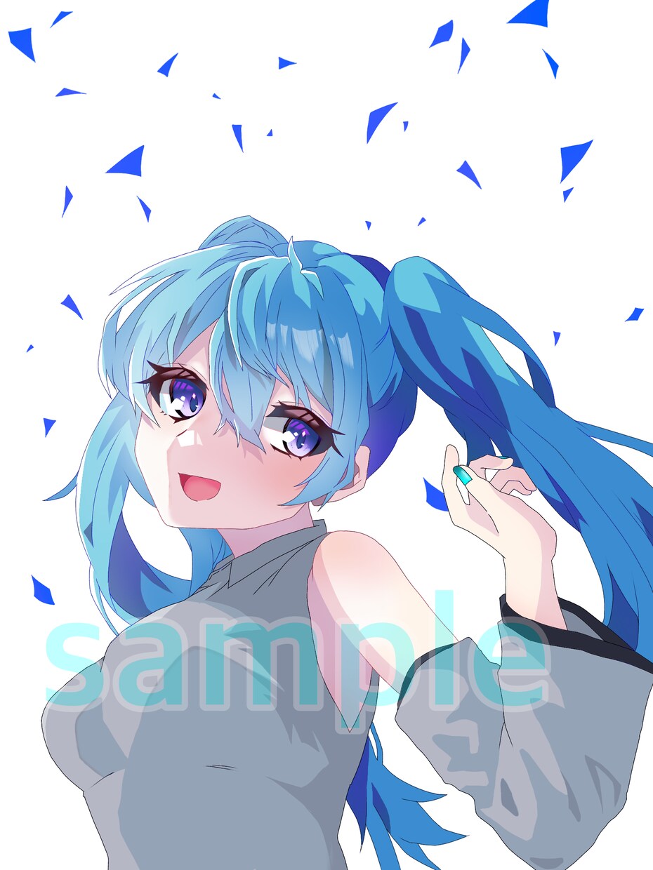 キラキラのイラスト制作させていただきます SNSや夢絵、創作など制作致します。 イメージ4
