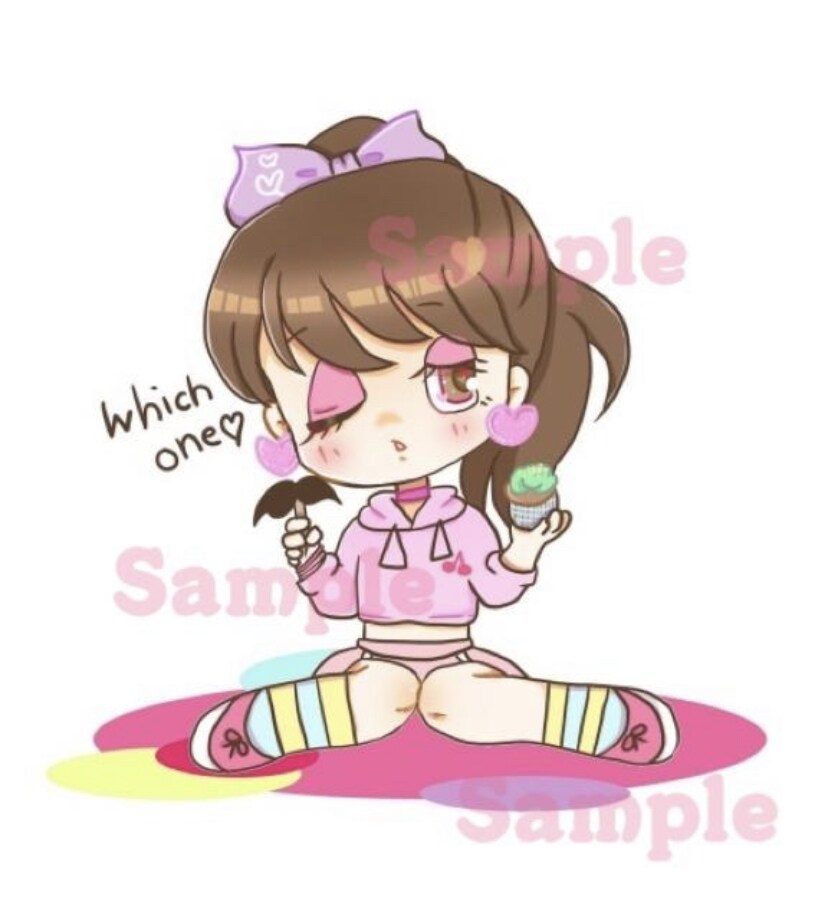 可愛いイラスト、アイコン制作いたします 似顔絵、創作キャラ等。アイコン、ブログ、SNSにおすすめ！ イメージ5