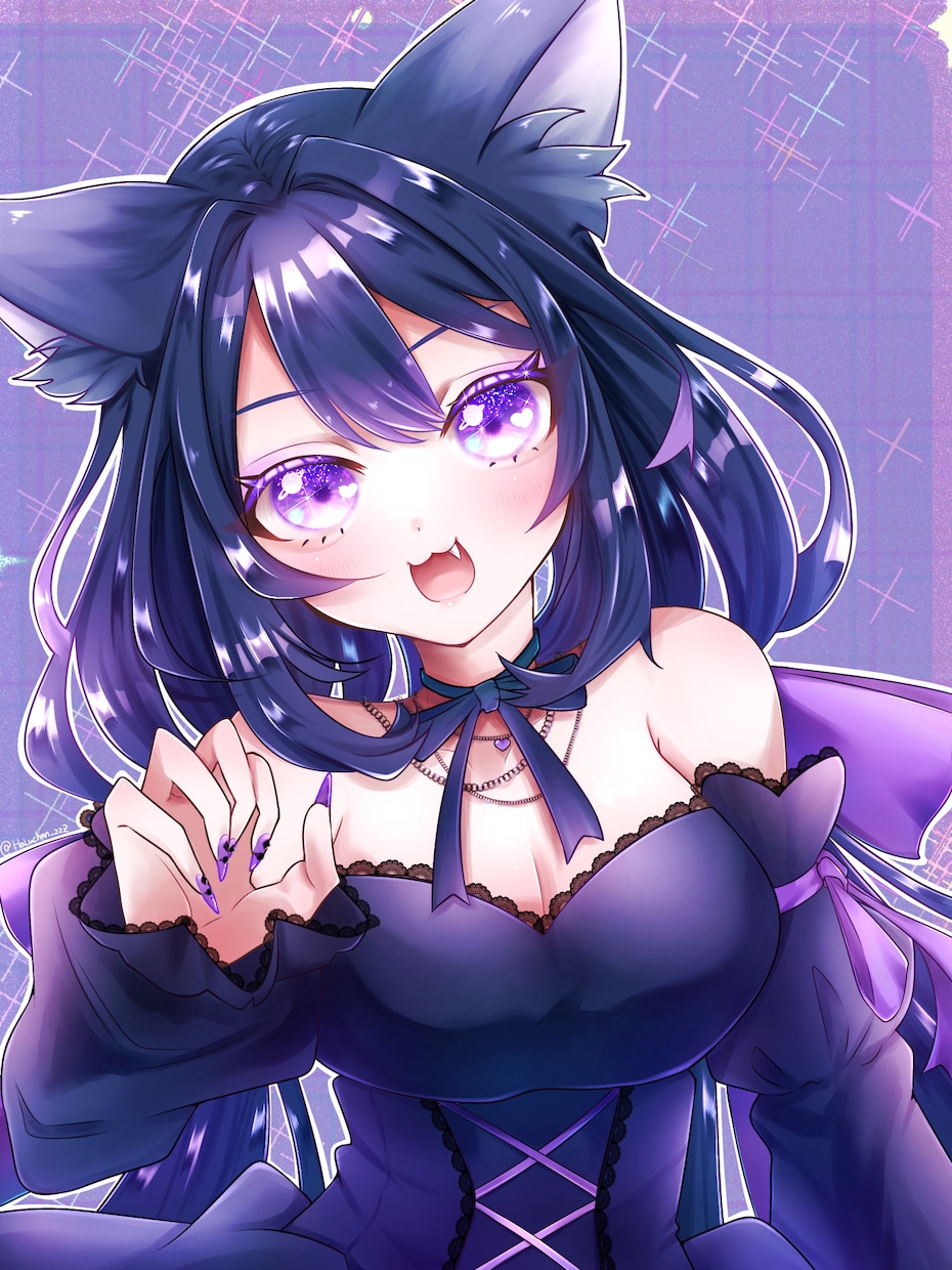 商用利用◎Vライバーの方向けのイラスト描きます キラキラの1枚絵どうですか？✨ イメージ2