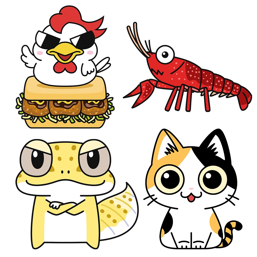 商用OK！ポップで可愛いキャラクターを描きます SNSのアイコンやお店のイメージキャラクターを作りませんか？ イメージ7