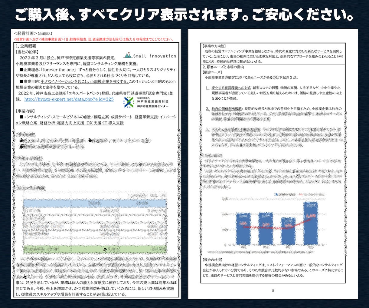 AIビジネス│持続化補助金│採択計画書お届けします 【Word納品】自由に編集OK！小規模事業者持続化補助金向け イメージ4