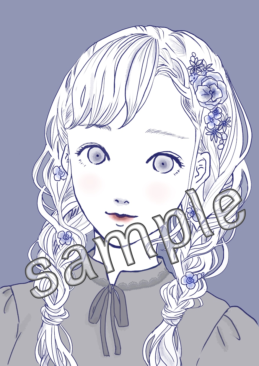 男性も女性もご要望に沿ったイラストを提供致します 透明感のある個性的なイラストを提供します。 イメージ3