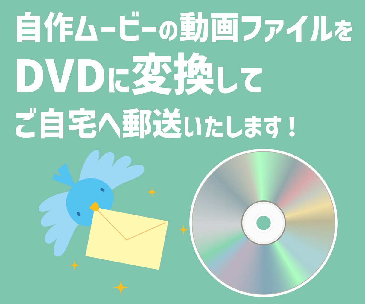 ISUM対応可！結婚式のムービーをDVD化します 自作ムービーをDVD作成にしてご自宅に郵送します♪ イメージ2