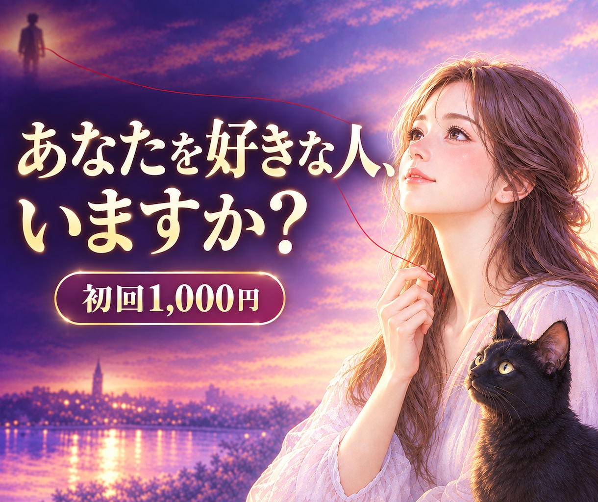 あなたを好きな人の気配を、想いの色で霊視します 私を好きな人はいる？好意・特徴・脈ありを視ます イメージ1