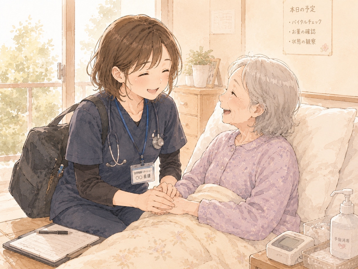 介護疲れの心にそっと寄り添います 「もう疲れた…」そんな気持ちを看護師が受け止めます。 イメージ1